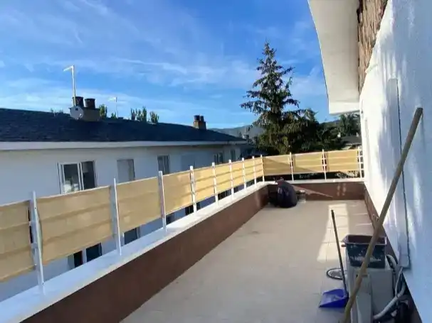 Terraza de Piso en venta en El Espinar con Aire acondicionado, Parquet y Piscina