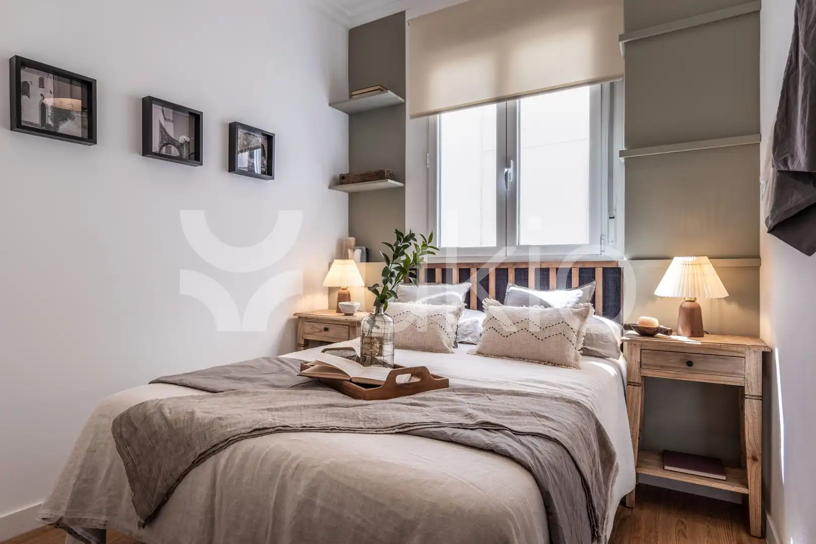 Habitación de Apartamento de alquiler en Madrid con Aire acondicionado, Calefacción y Amueblado
