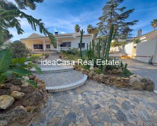 Exterior view of House or chalet for sale in Málaga Capital  with Air Conditioner, Terrace and Swimming Pool