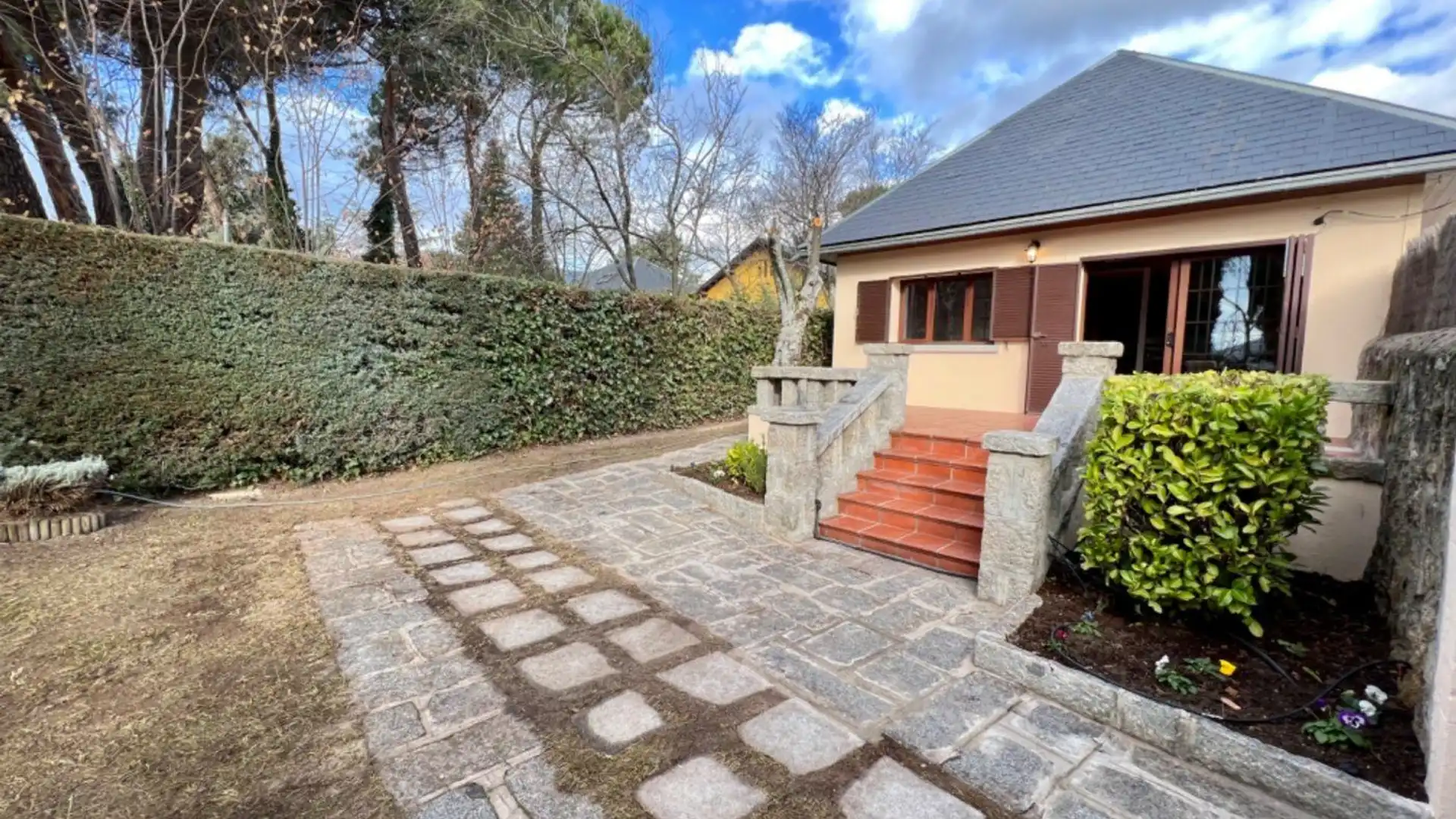 Exterior view of Houses for rent in Los Molinos  with Heating, Private garden and Terrace