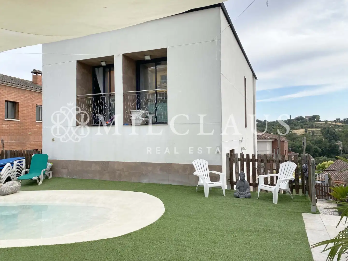 Terrasse von Haus oder Chalet zum Verkauf in Lliçà d'Amunt mit Klimaanlage, Heizung und Privatgarten
