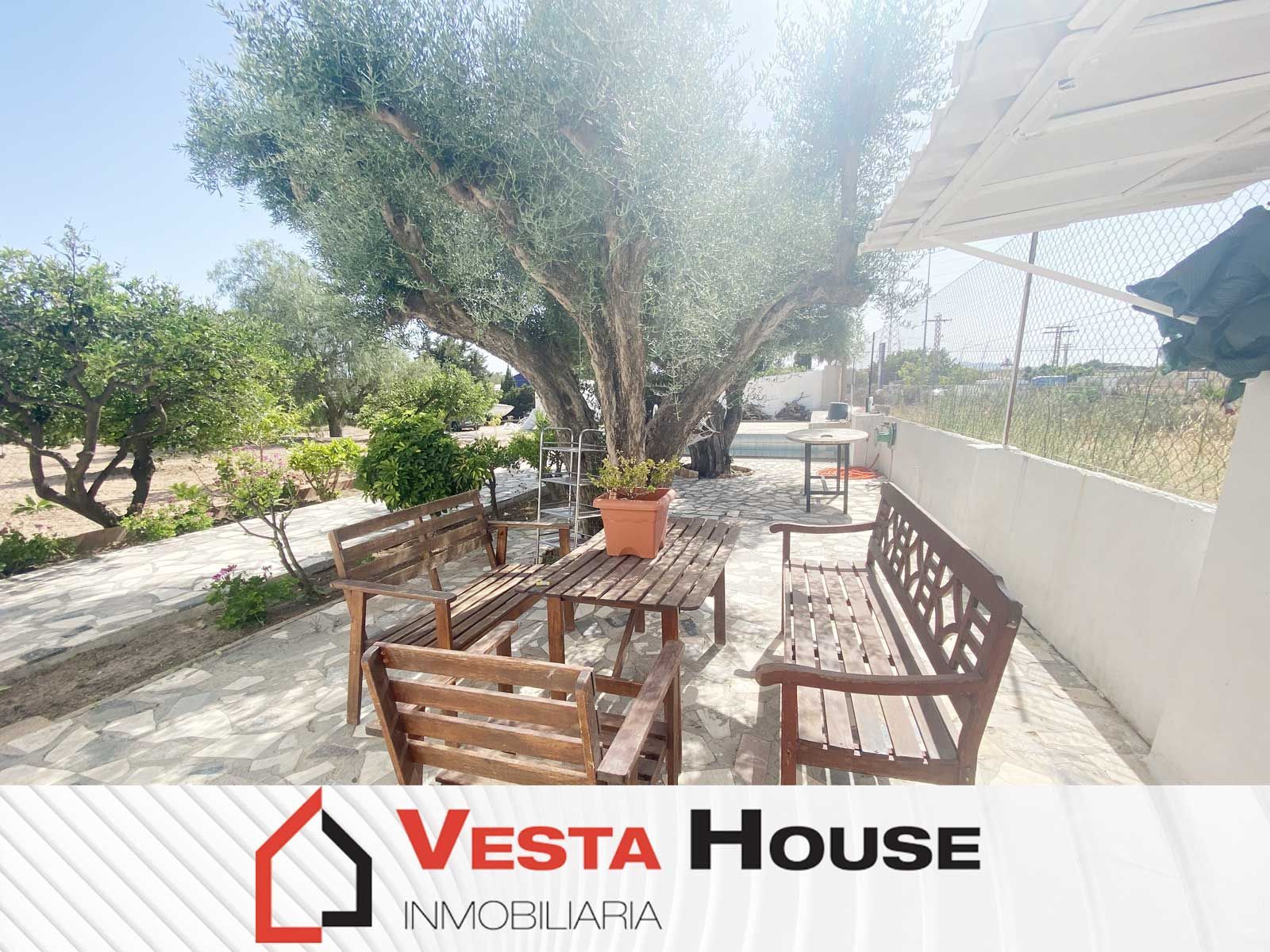 Terraza de Casa o chalet en venta en San Vicente del Raspeig / Sant Vicent del Raspeig con Aire acondicionado, Jardín privado y Terraza