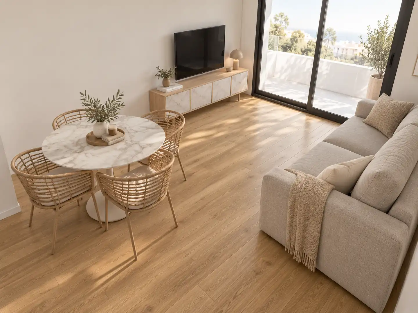 Sala d'estar de Estudi en venda en Murcia amb Aire condicionat, Calefacció i Terrassa
