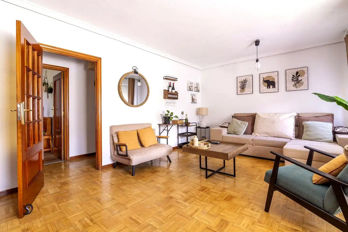 Wohnzimmer von Wohnung zum Verkauf in Alcorcón mit Heizung und Parkett