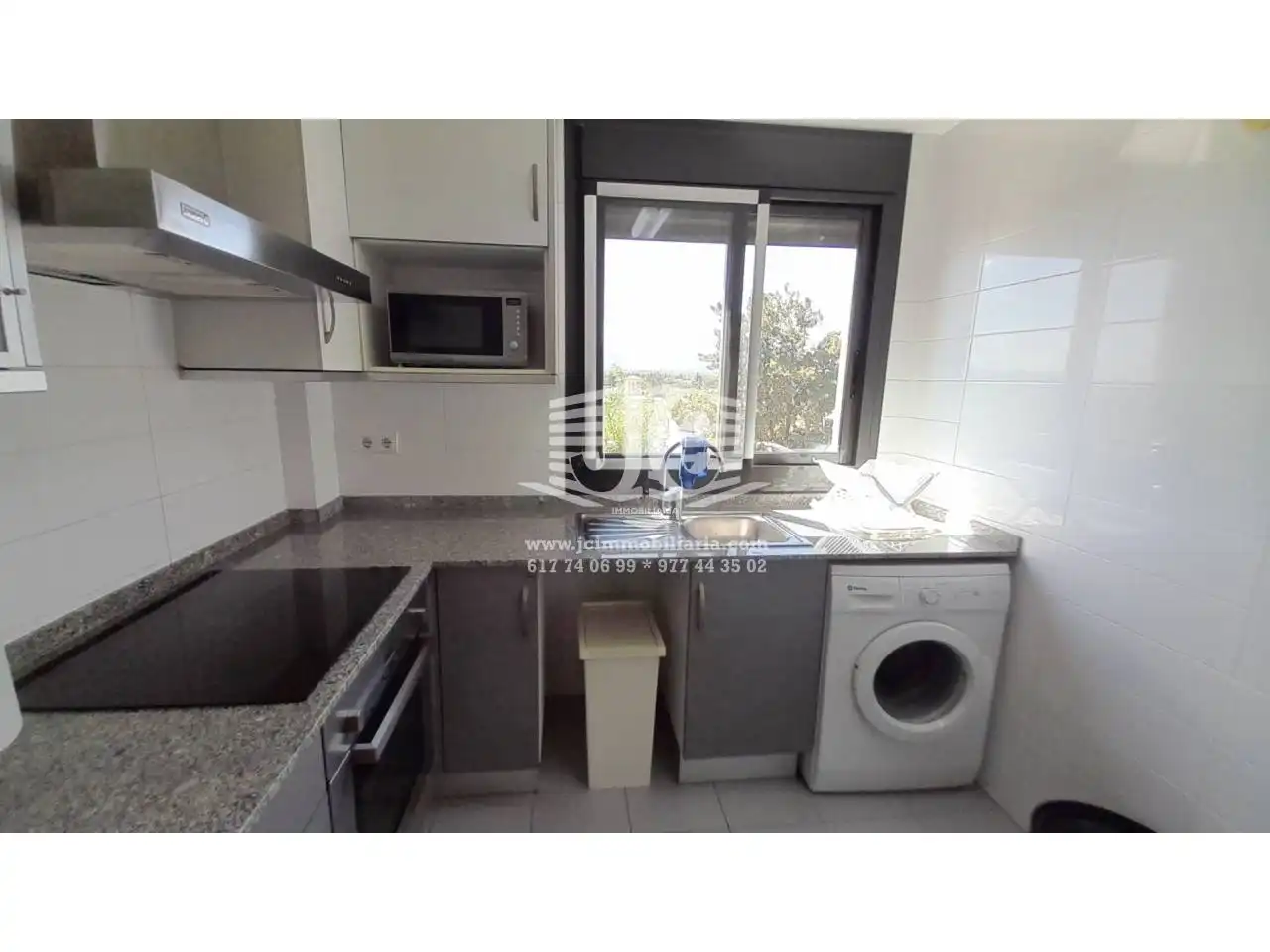 Cocina de Piso de alquiler en Tortosa con Aire acondicionado, Terraza y Amueblado