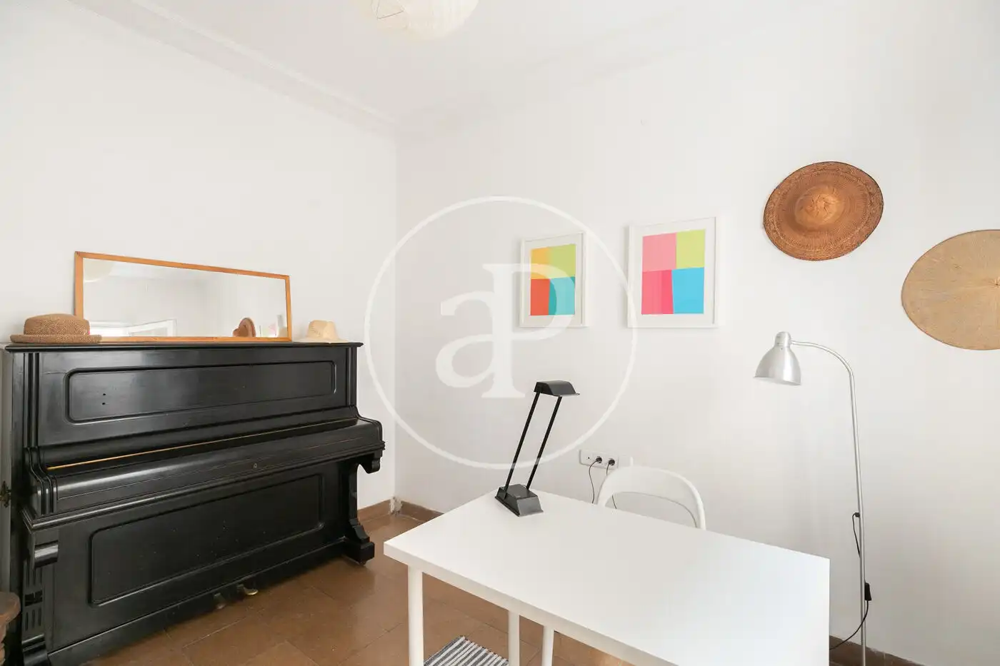 Schlafzimmer von Wohnung zum Verkauf in Barcelona mit Klimaanlage, Heizung und Terrasse