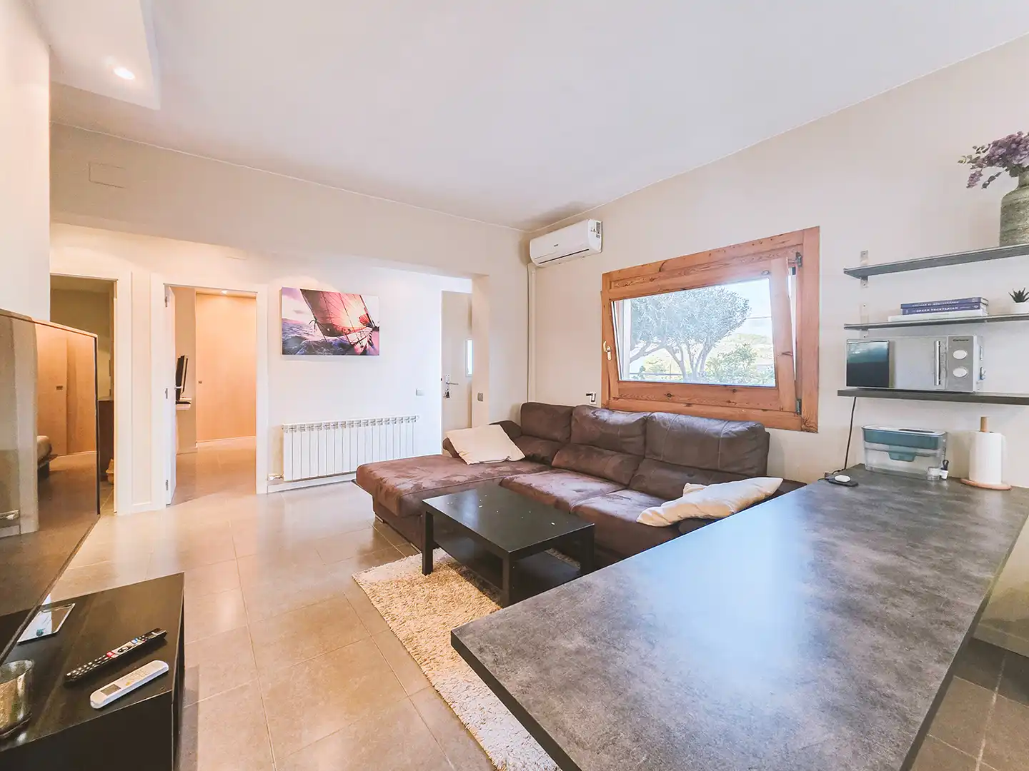Sala de estar de Casa o chalet en venta en Sant Pol de Mar con Calefacción, Jardín privado y Terraza