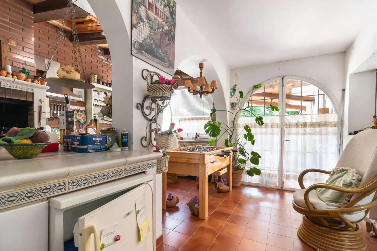 Cuina de Casa o xalet en venda en Nuevo Baztán amb Aire condicionat, Calefacció i Jardí privat