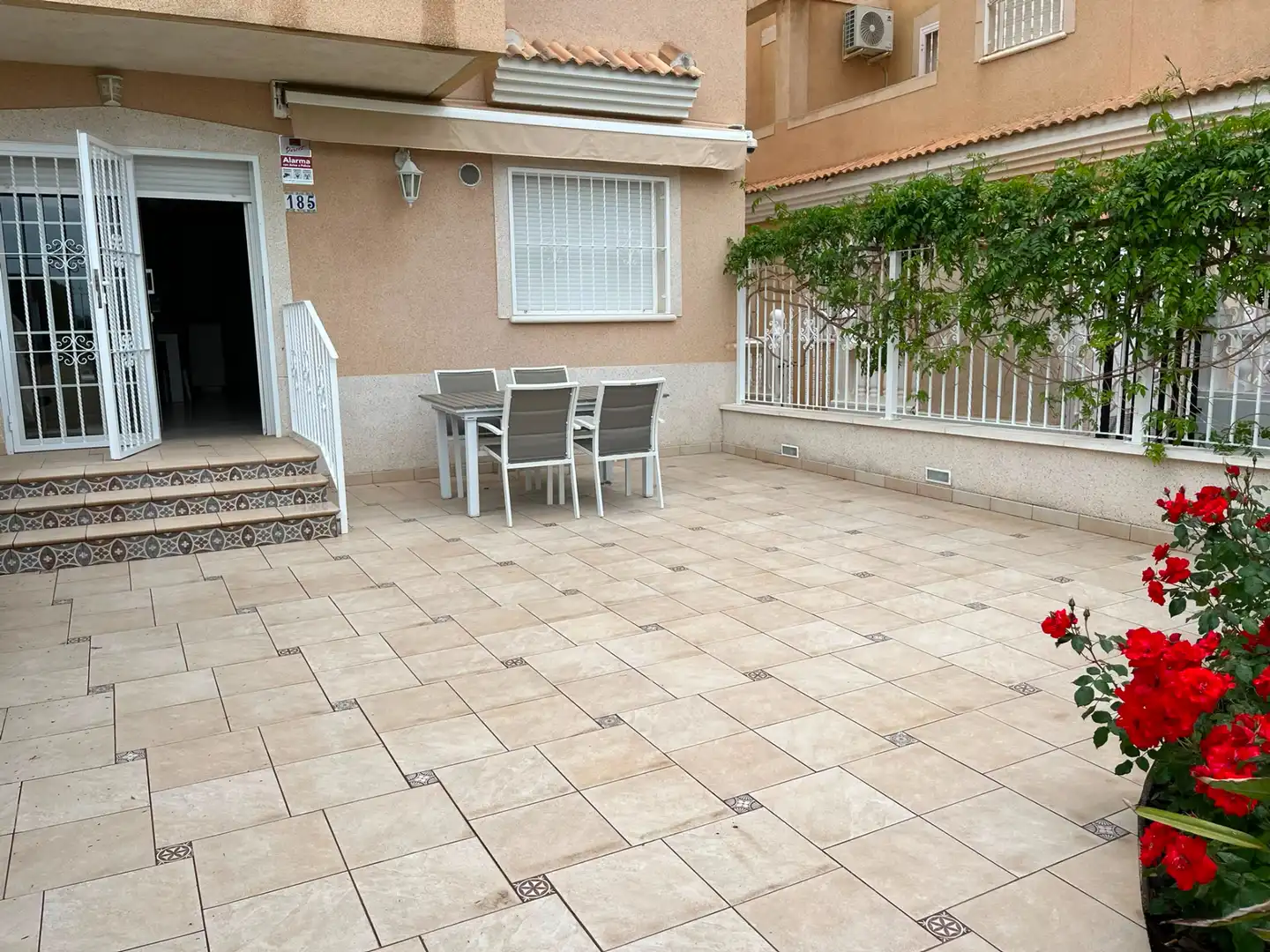 Terraza de Casa adosada en venta en Los Alcázares con Aire acondicionado, Jardín privado y Terraza
