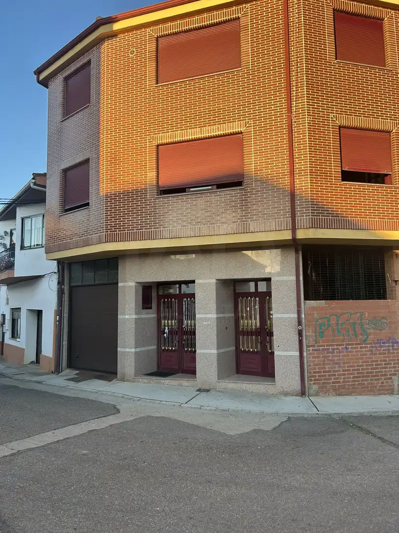 Exterior view of Flat for sale in Villamañán, León