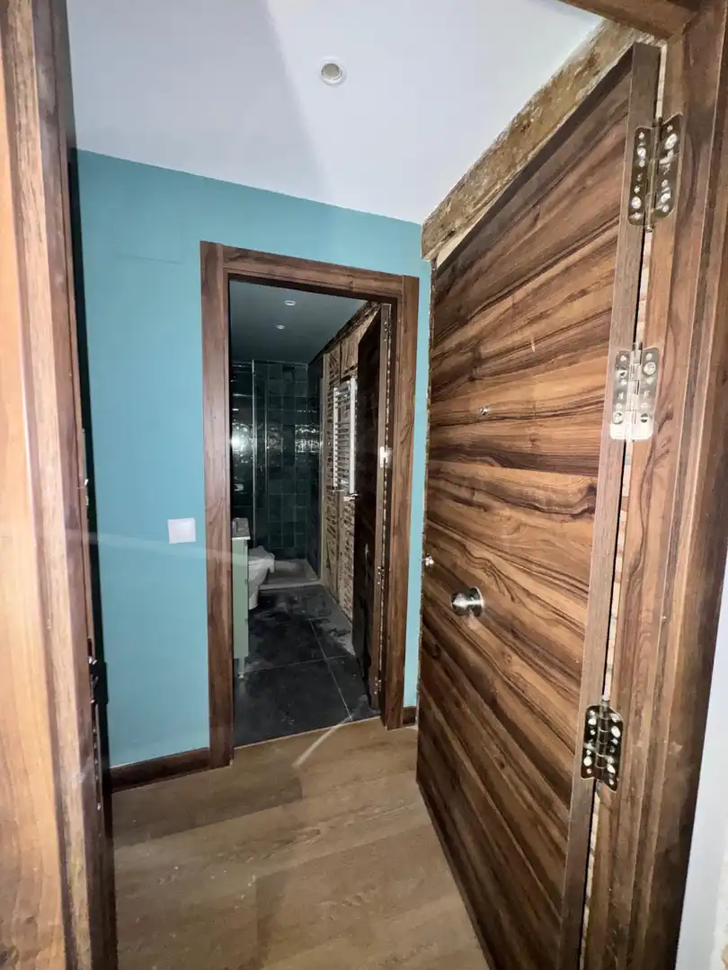Badezimmer von Dachboden zur Miete in Segovia mit Heizung, Möbliert und Ofen