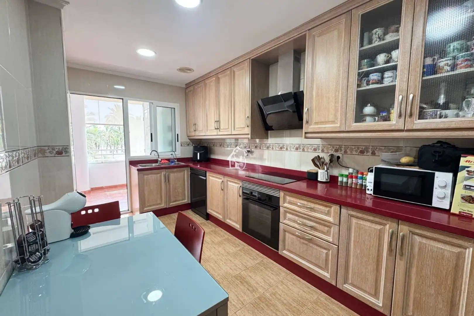 Cocina de Apartamento en venta en Elche / Elx con Aire acondicionado, Terraza y Amueblado