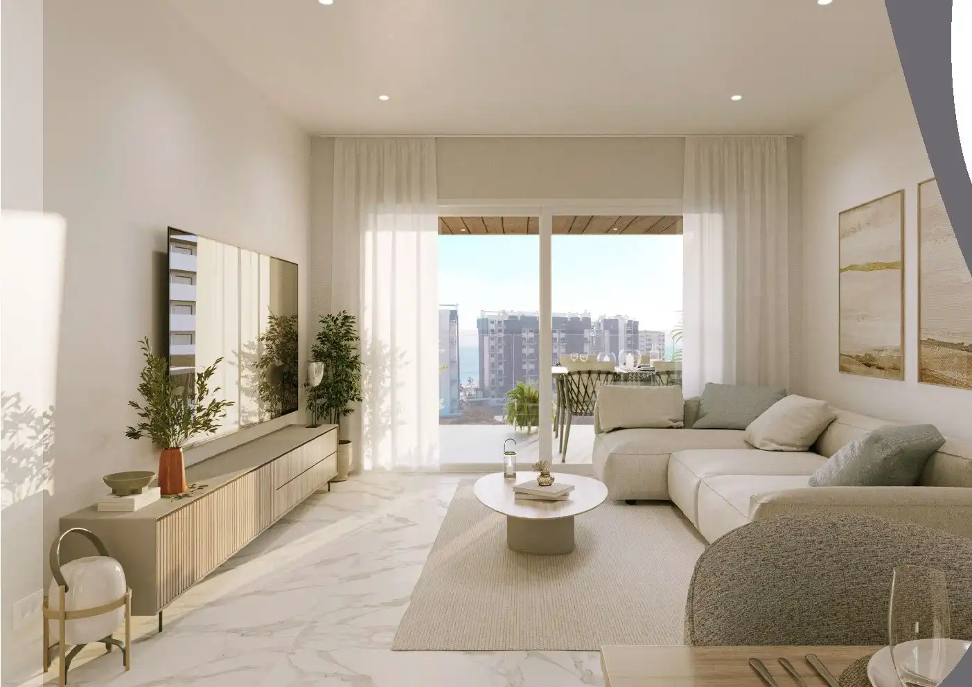 Apartament amb piscina en venda a Playa del Acequión, Náufragos y Rocío del Mar, imagen 3
