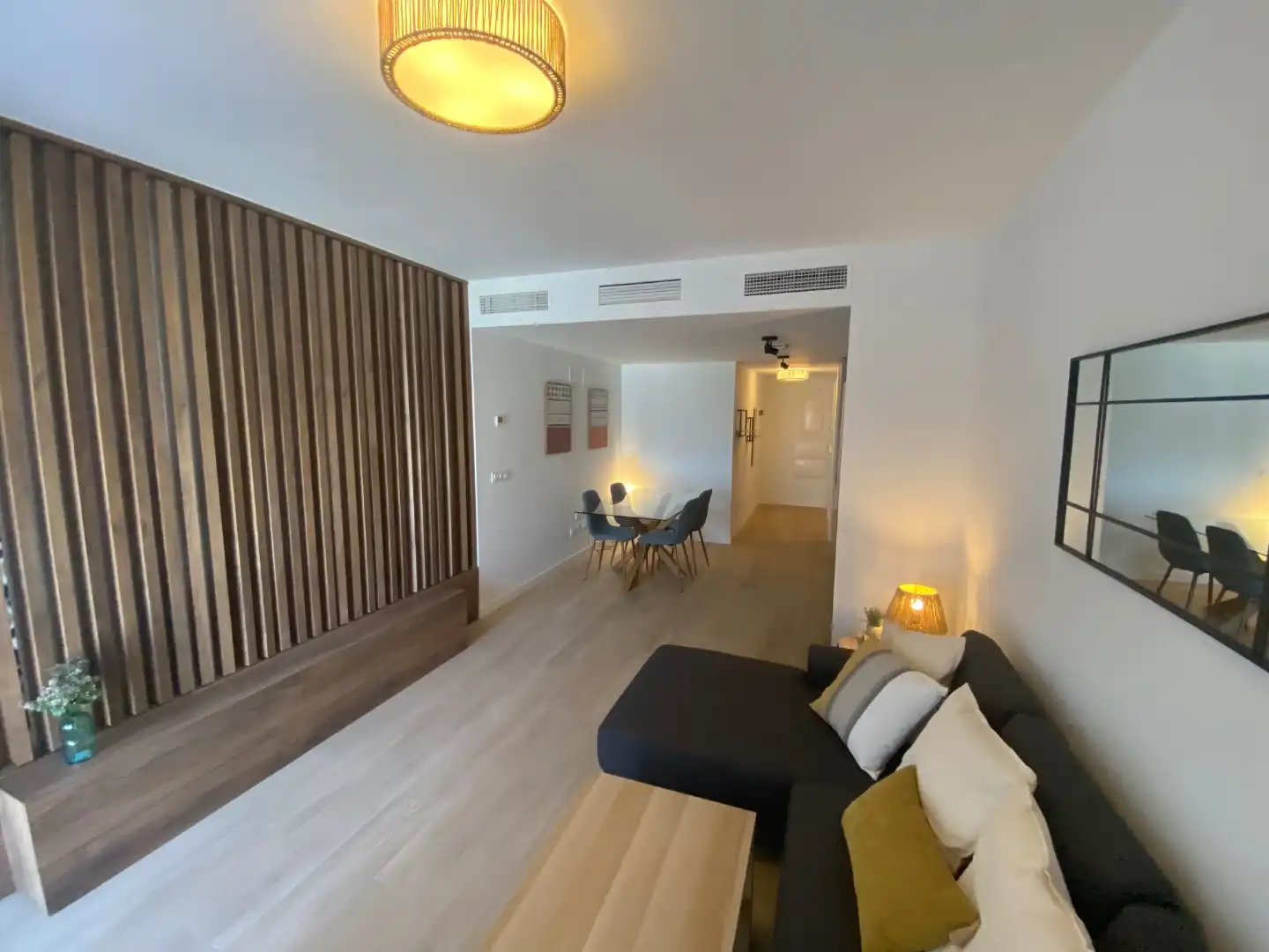 Wohnzimmer von Wohnung zur Miete in Sevilla mit Klimaanlage, Möbliert und Waschmaschine
