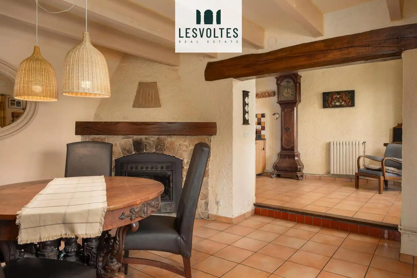 Sala de estar de Casa o chalet en venta en Vall-llobrega con Calefacción, Jardín privado y Terraza