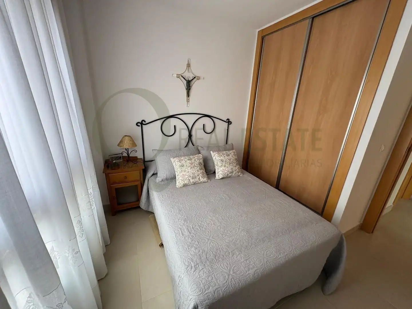 Bedroom of Flat for sale in Mutxamel  with Air Conditioner, Private garden and Terrace