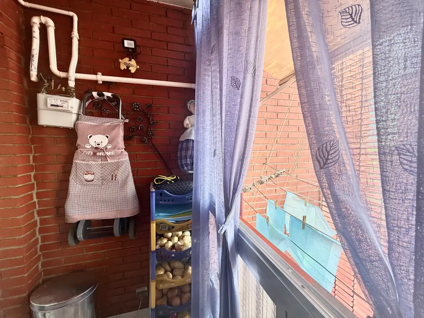 Balcony of Flat for sale in Madrid  with Heating, Terrace and Furnished