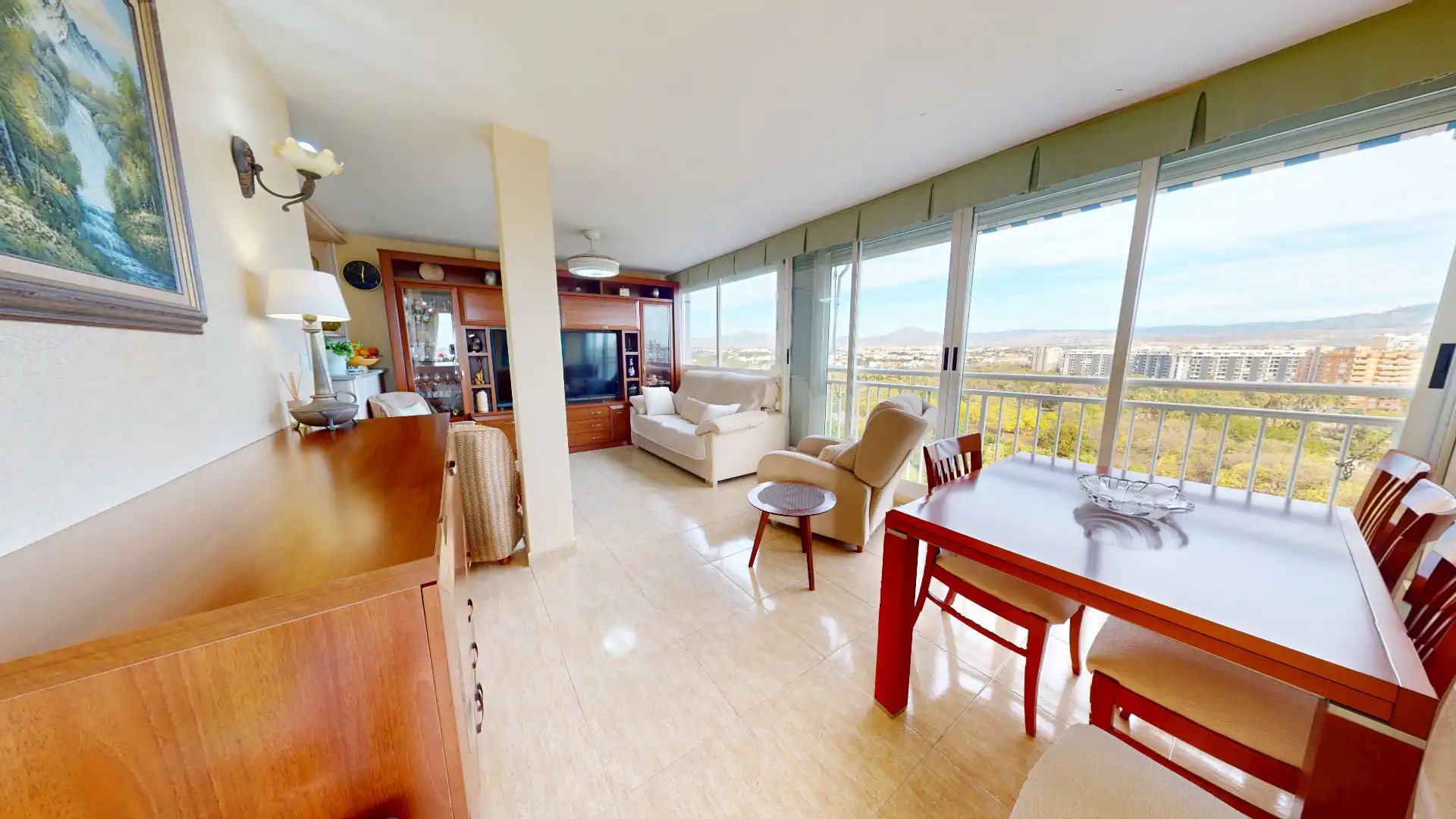 Living room of Flat for sale in Alicante / Alacant  with Air Conditioner, Heating and Terrace