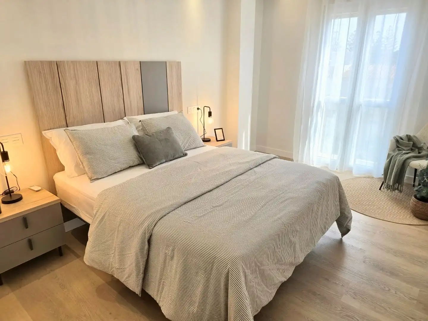 Bedroom of Flat for sale in Manilva  with Air Conditioner, Terrace and Balcony