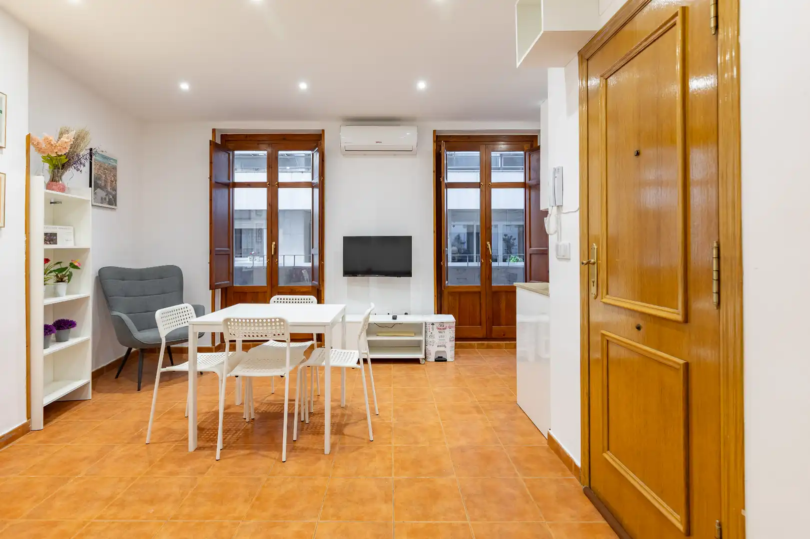 Wohnzimmer von Wohnungen zur Miete in Valencia mit Klimaanlage, Heizung und Möbliert
