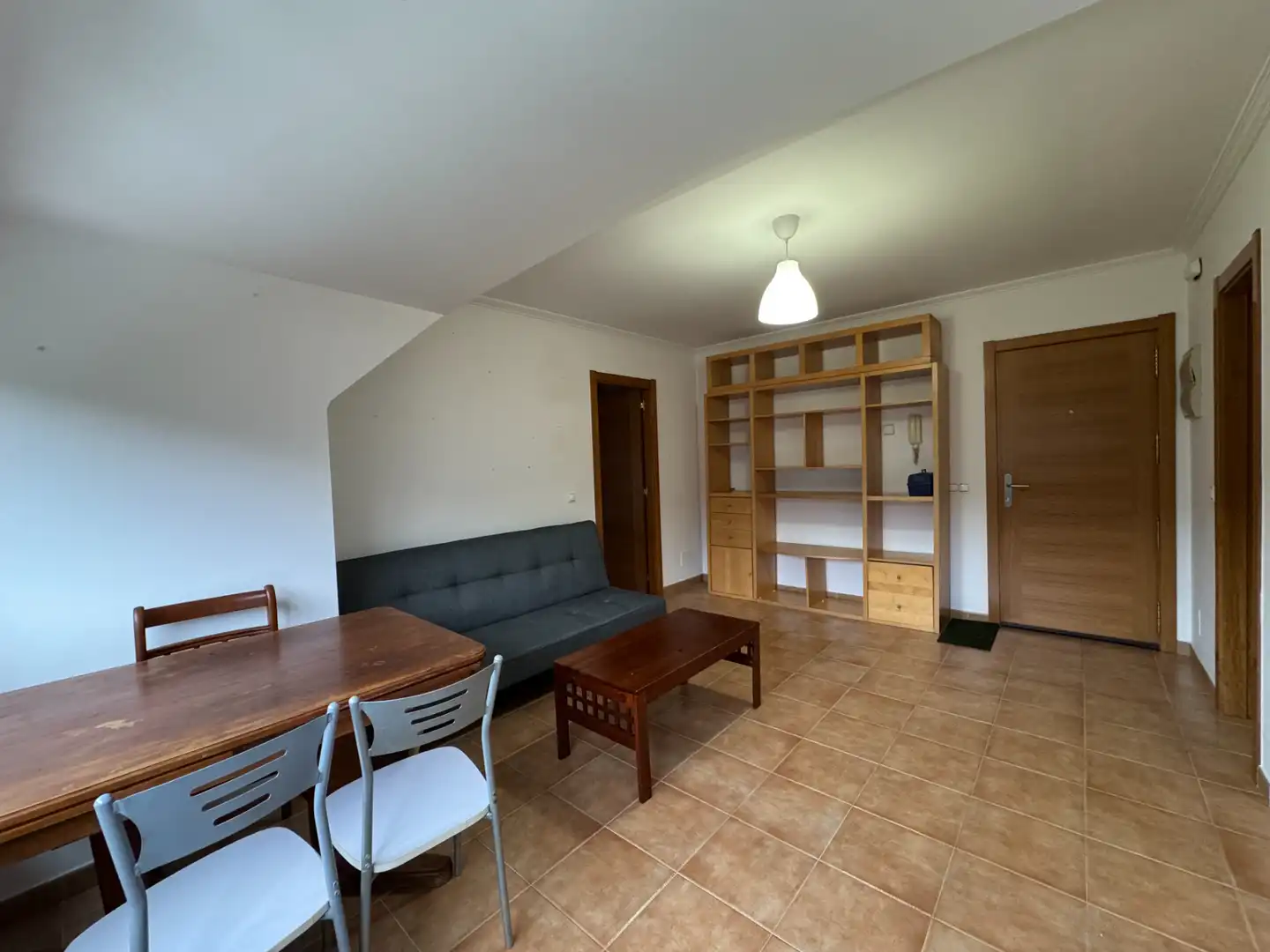 Living room of Flat for rent in Ames  with Heating, Storage room and Furnished