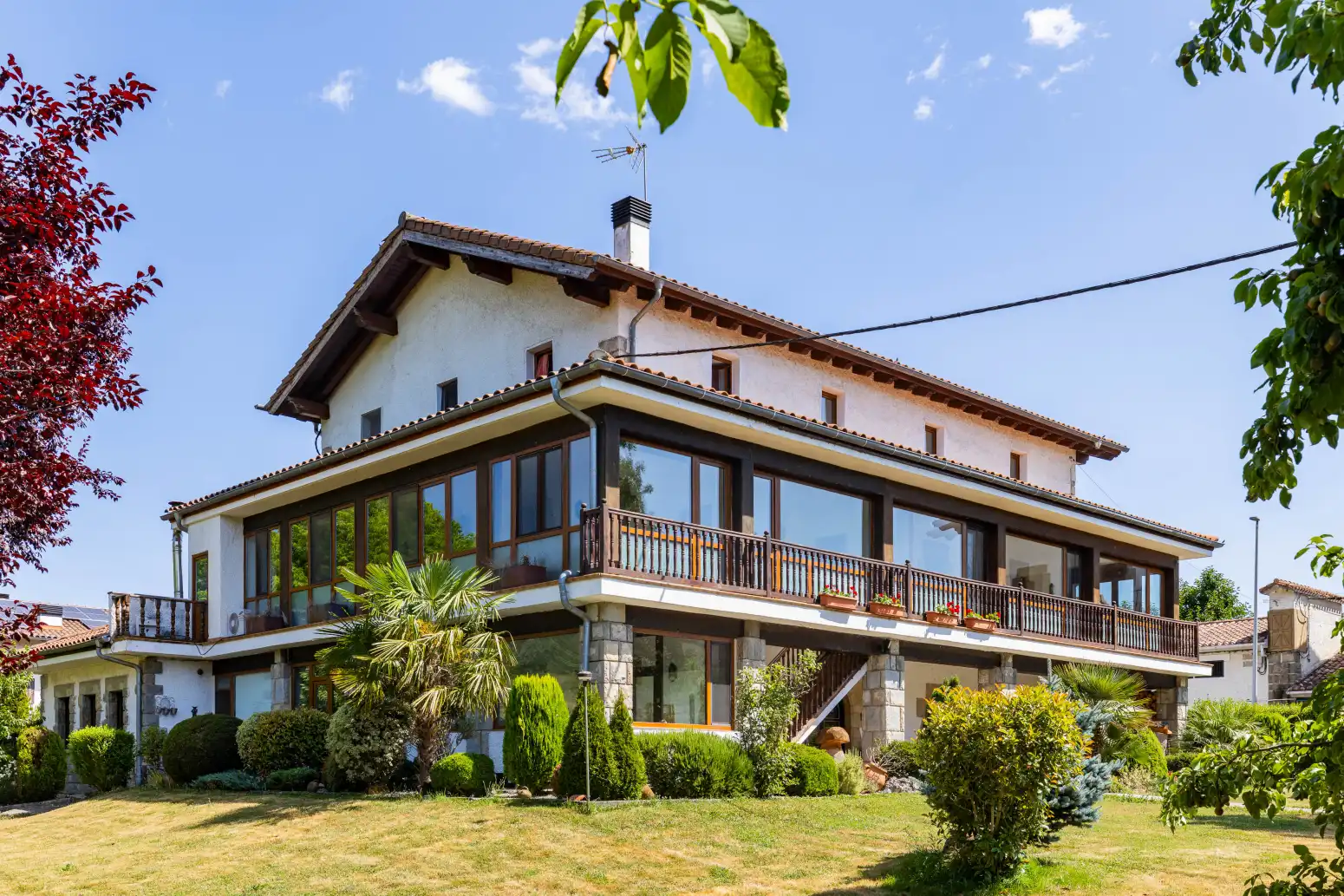 Exterior view of Houses for sale in Ultzama  with Heating and Private garden