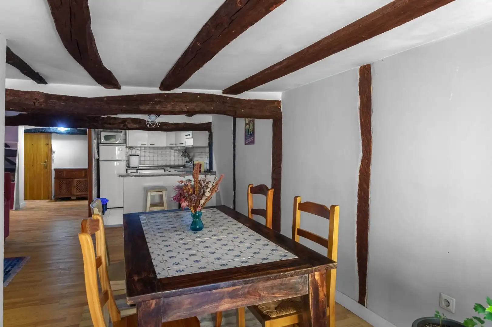 Dining room of Flat for sale in Tolosa  with Storage room and Furnished