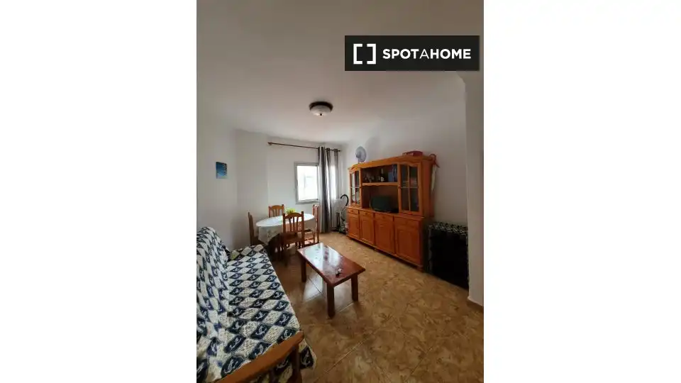 Bedroom of Flat for share in Las Palmas de Gran Canaria  with Air Conditioner, Terrace and Furnished