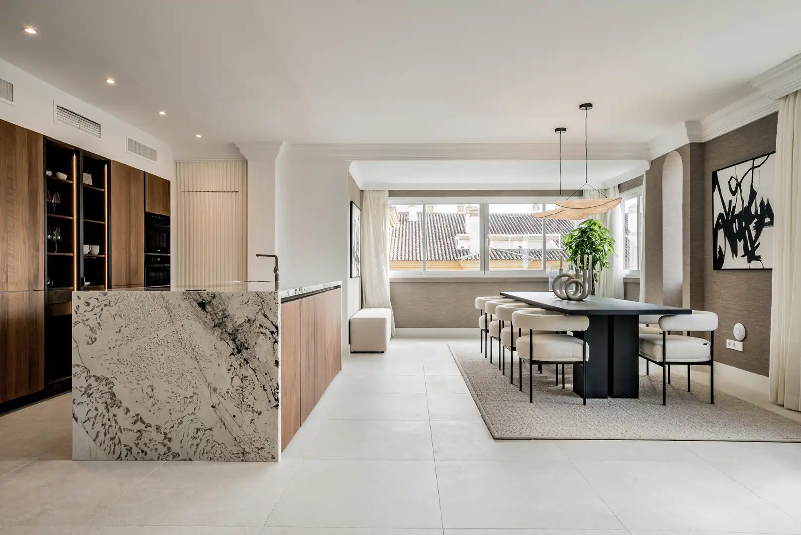 Cocina de Ático en venta en Marbella con Terraza, Piscina y Amueblado
