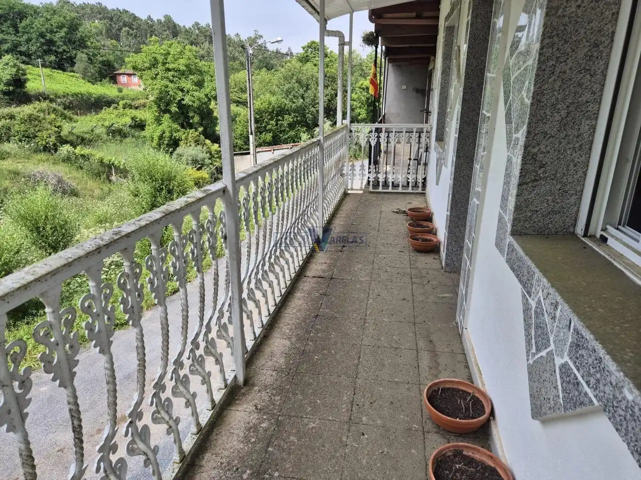 Terraza de Casa o chalet en venta en A Peroxa  con Jardín privado