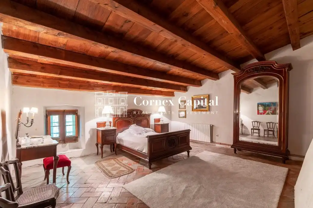 Habitación de Finca rústica de alquiler en Rupià con Aire acondicionado, Calefacción y Jardín privado