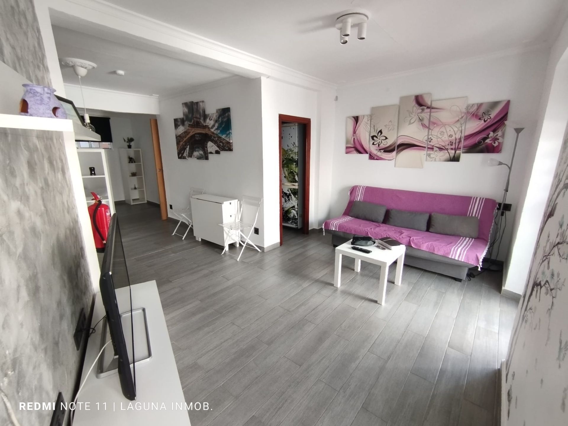 Living room of Apartment to rent in  Cádiz Capital  with Air Conditioner, Heating and Furnished