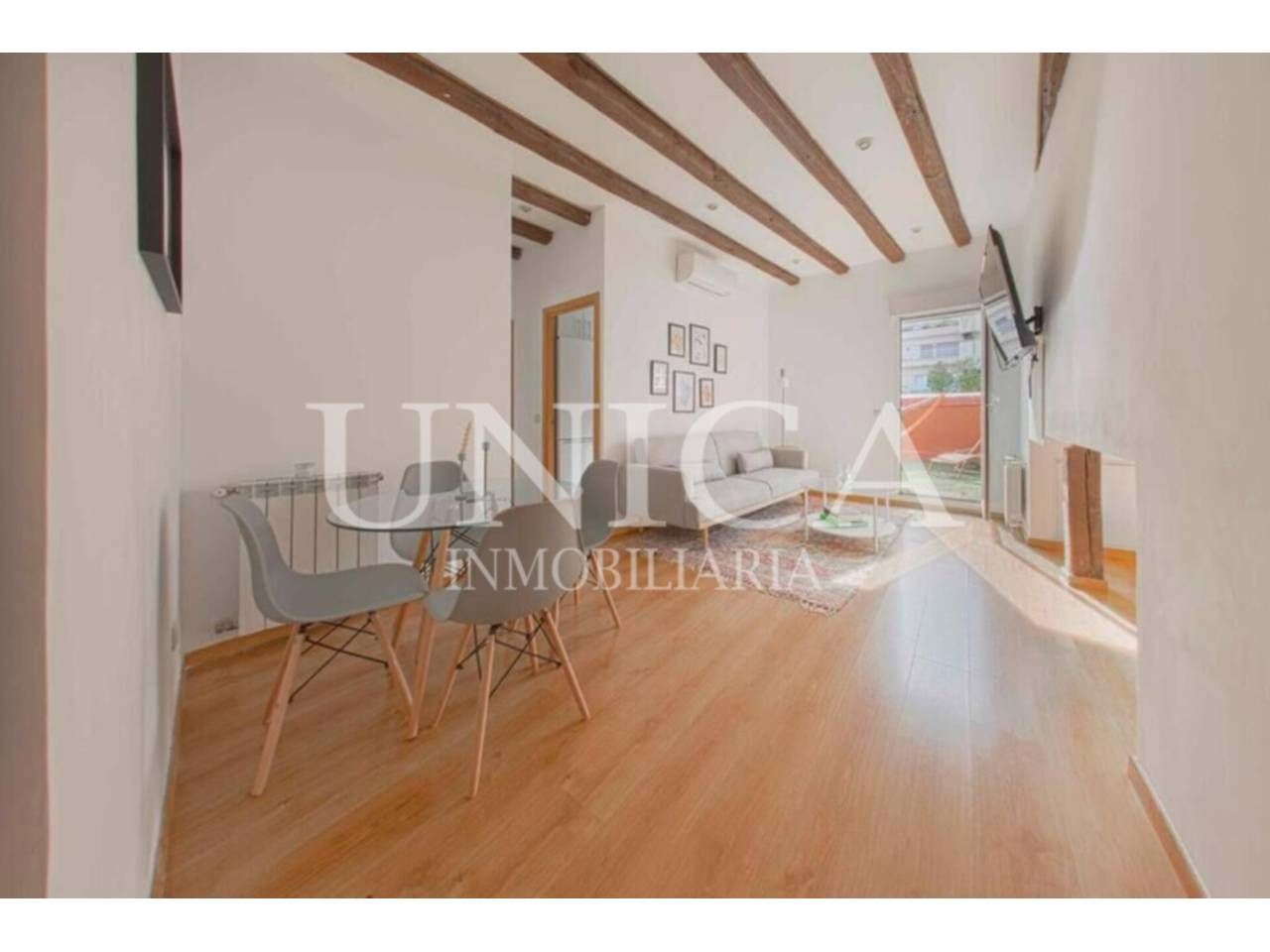 Living room of Attic for sale in  Madrid Capital  with Heating