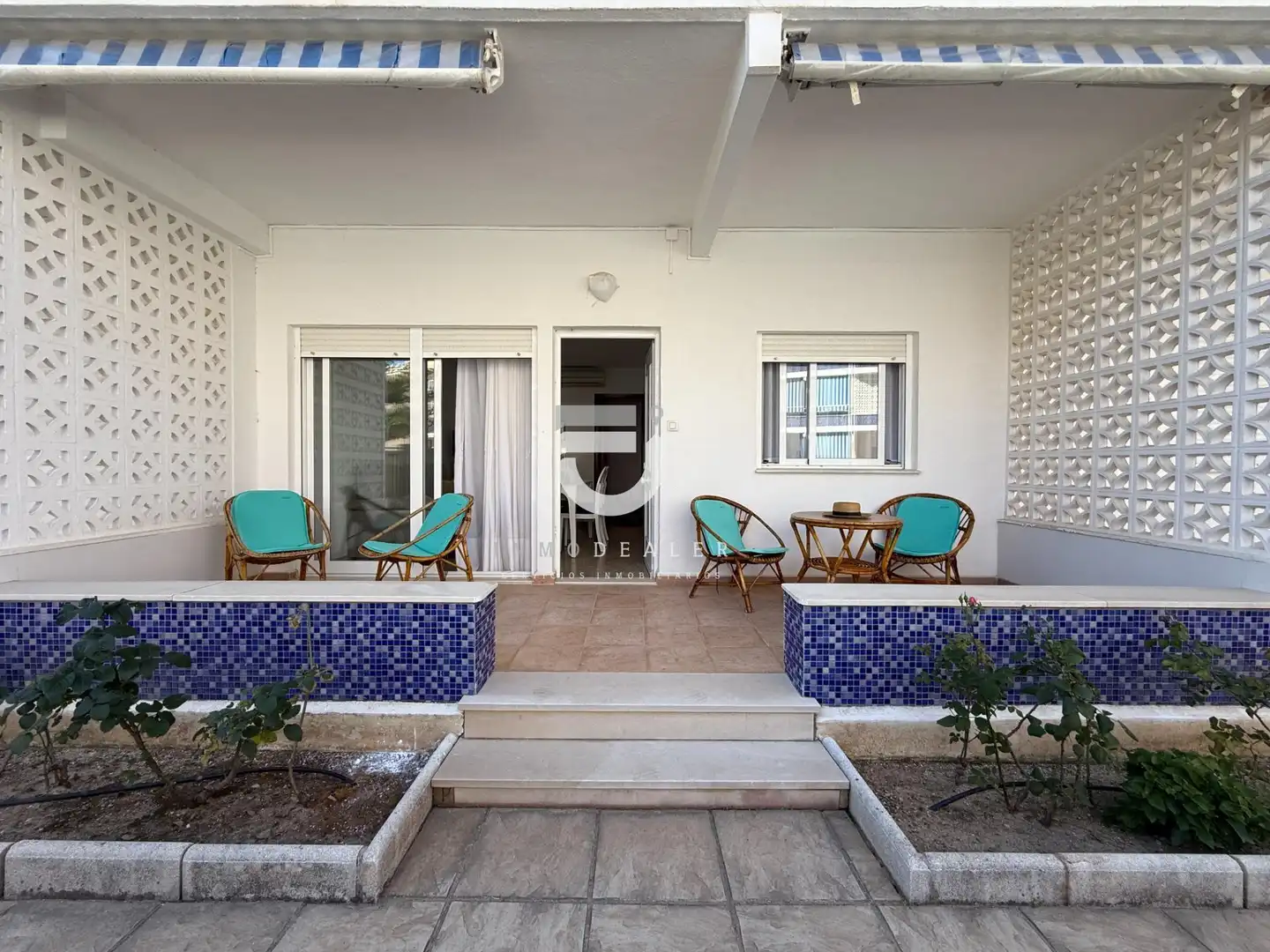 Terrassa de Apartament en venda en Piles amb Aire condicionat, Jardí privat i Terrassa