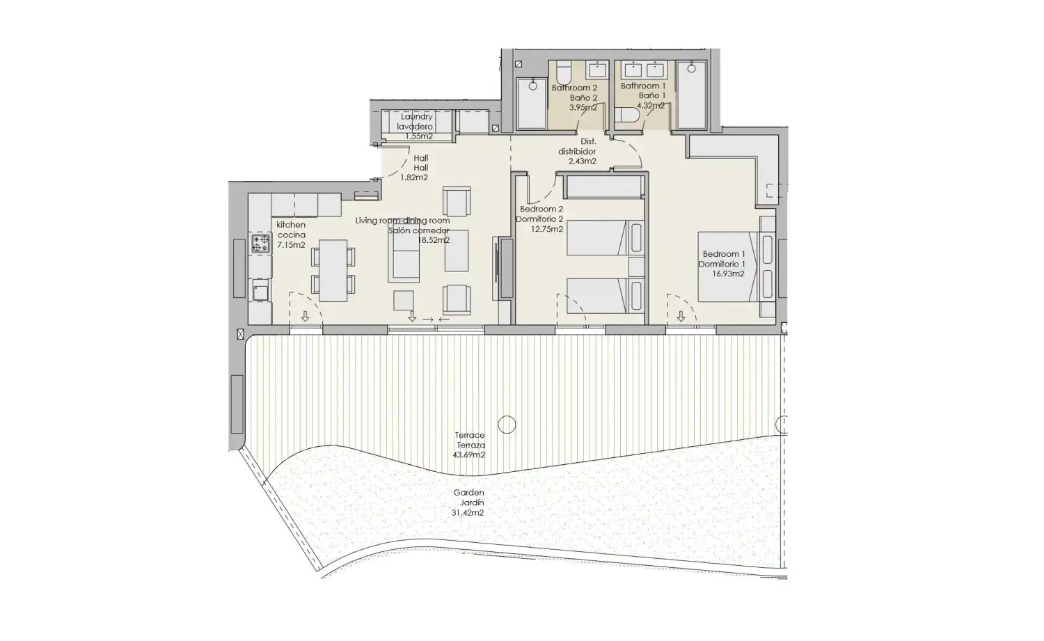 Apartment with pool for sale in Torre del Mar, imagen 14