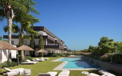 Vista exterior de Apartament en venda en Marbella amb Aire condicionat, Terrassa i Piscina