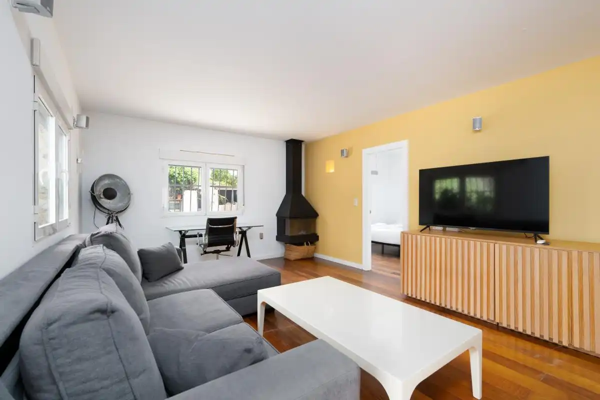 Sala de estar de Casa o chalet en venta en Mutxamel con Aire acondicionado, Calefacción y Jardín privado