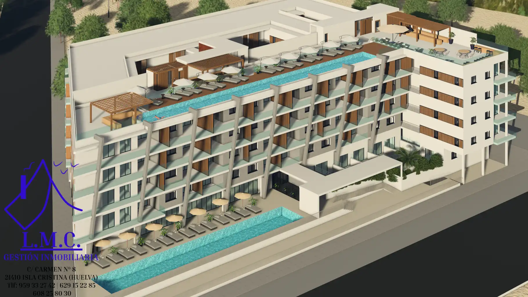 Piscina de Edificio en venta en Isla Cristina