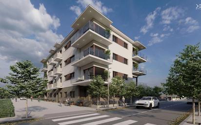 Vista exterior de Pis en venda en Santa Coloma de Farners amb Aire condicionat, Terrassa i Piscina comunitària