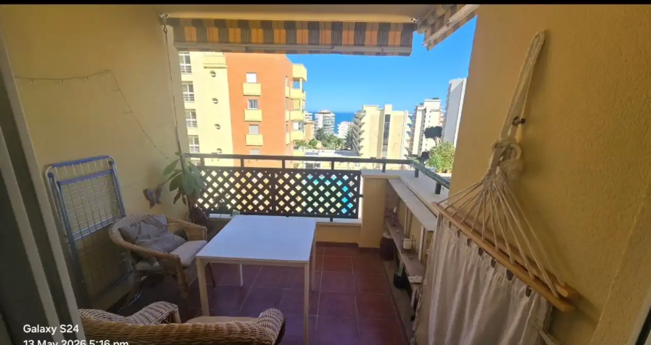 Terraza de Piso de alquiler en Fuengirola con Aire acondicionado, Calefacción y Terraza