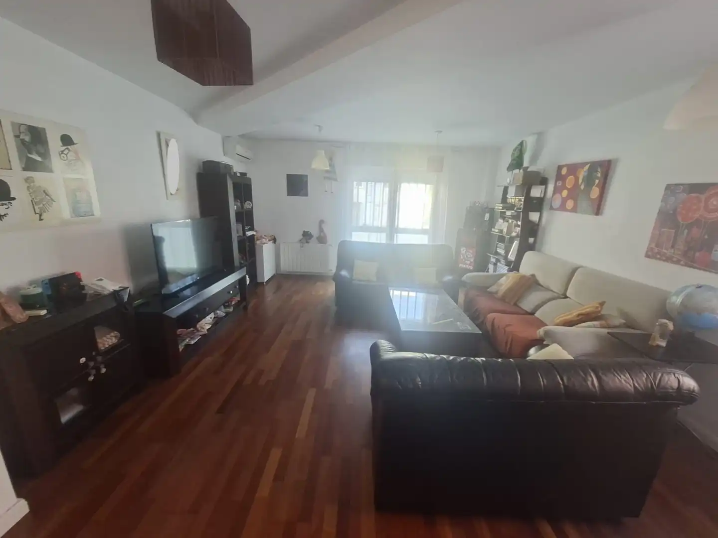 Living room of Flat for sale in Plasencia  with Air Conditioner and Heating