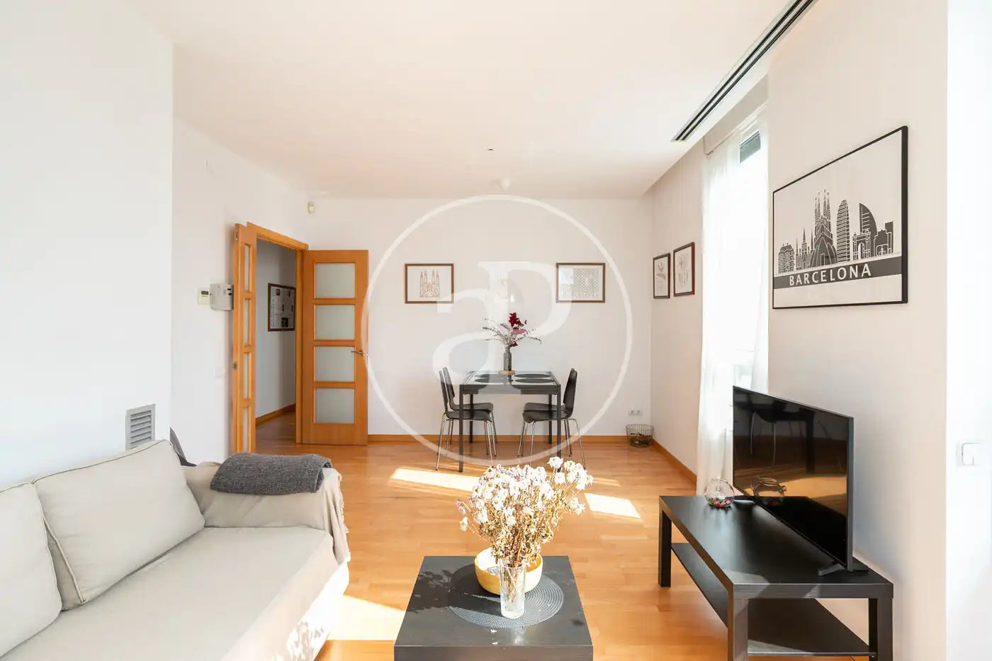 Sala d'estar de Pis en venda en Sant Martí