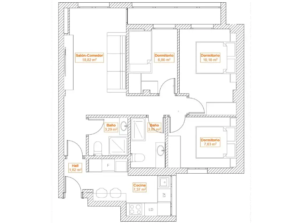 Wohnung zum Verkauf in Alcalá de Henares