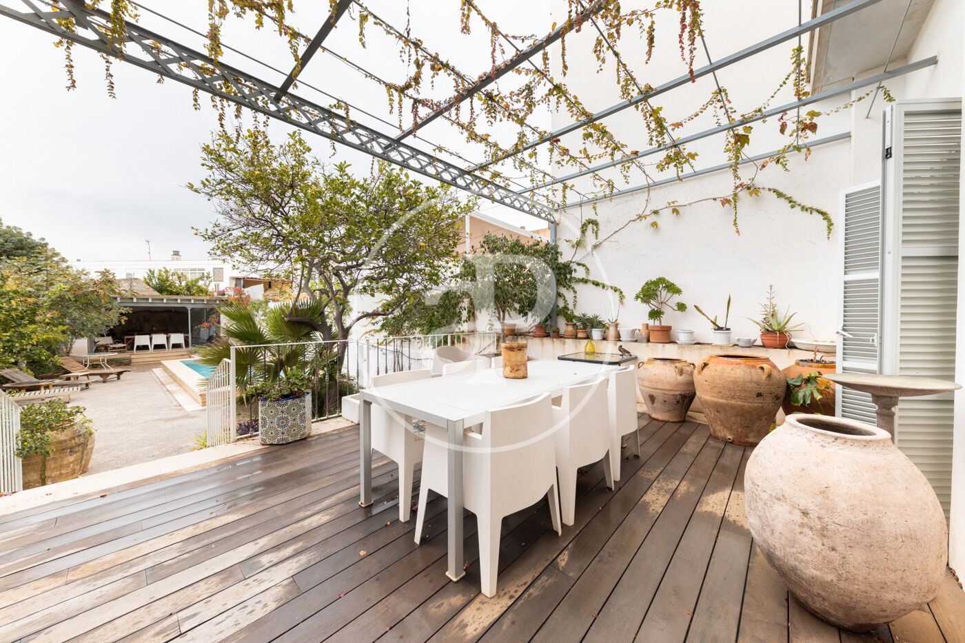 Terrace of Single-family semi-detached for sale in  Palma de Mallorca  with Air Conditioner, Heating and Private garden