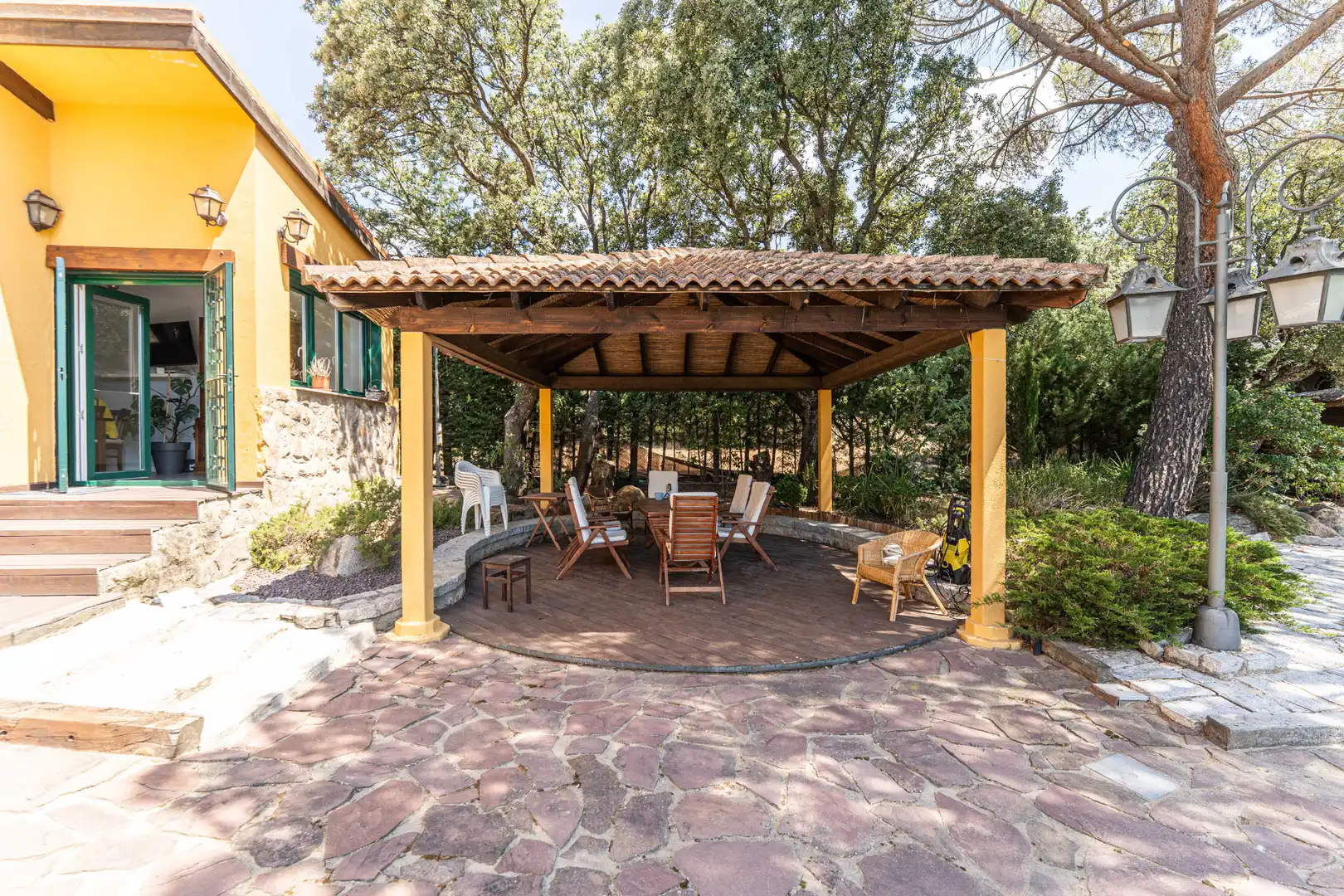 Terrassa de Casa o xalet en venda en Alpedrete amb Calefacció, Jardí privat i Terrassa
