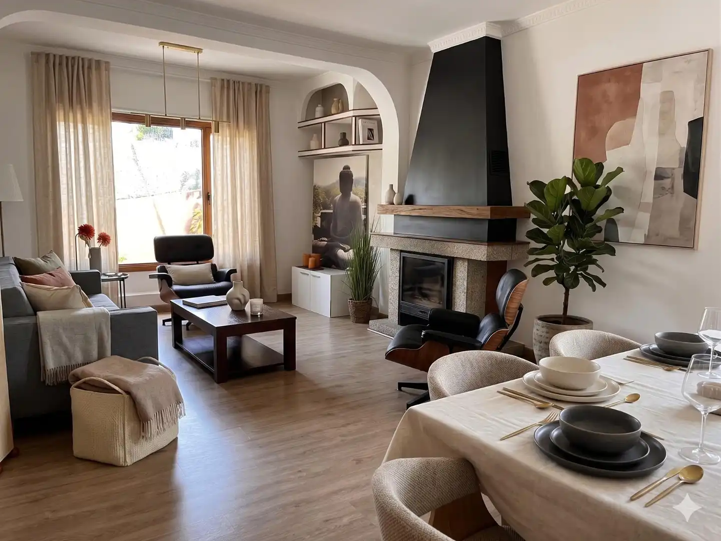 Sala de estar de Casa o chalet en venta en Colmenar Viejo con Calefacción, Jardín privado y Trastero