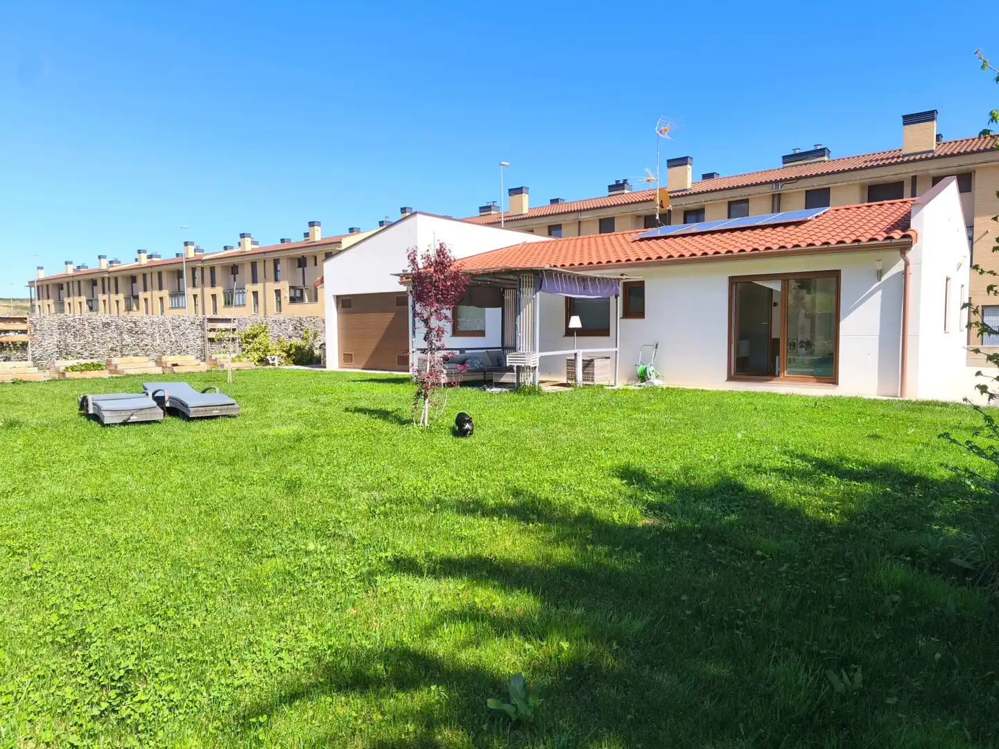 Vista exterior de Casa o chalet en venta en Viana con Aire acondicionado, Calefacción y Jardín privado