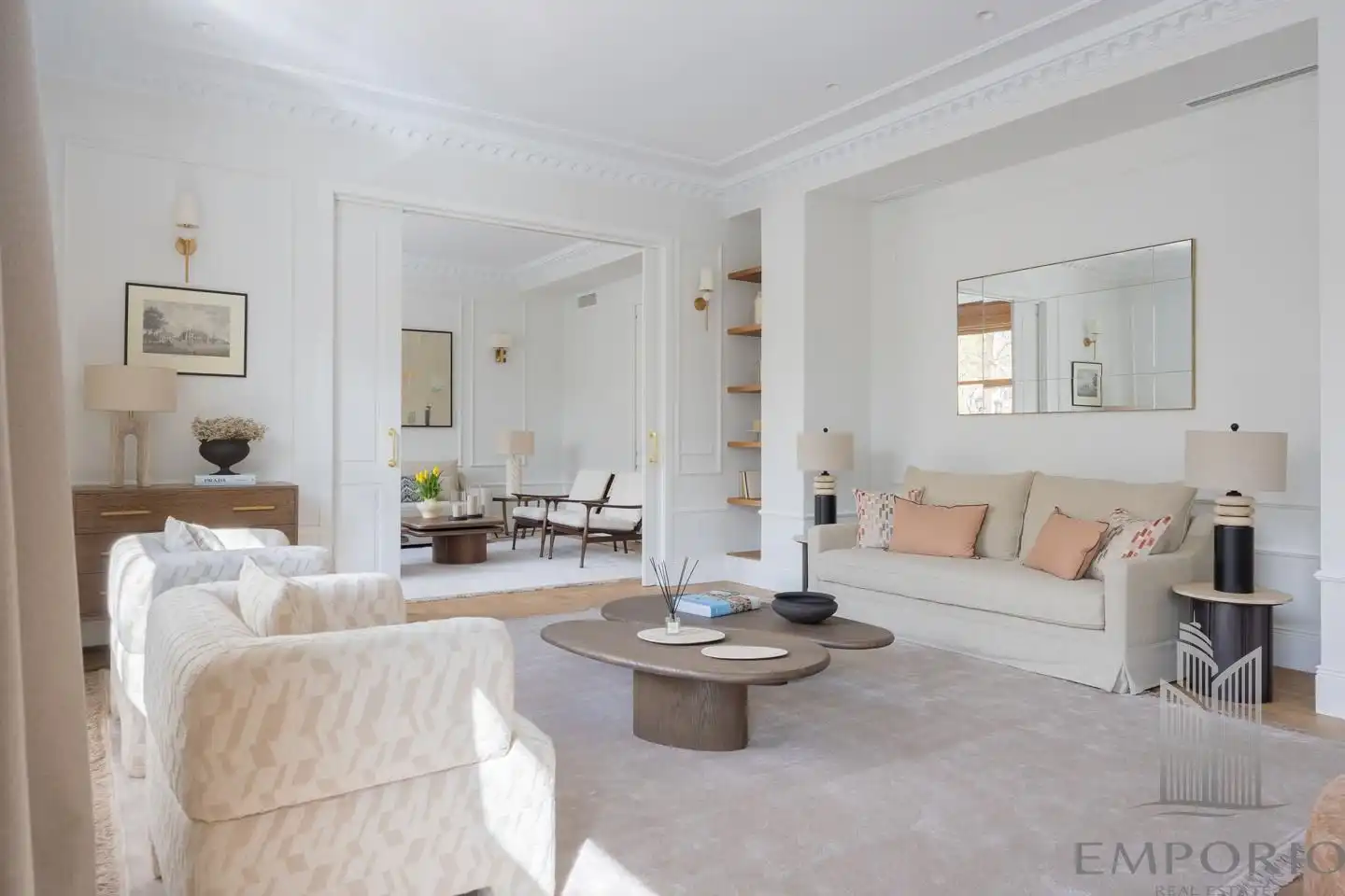 Wohnzimmer von Wohnung zum Verkauf in Madrid mit Klimaanlage, Heizung und Terrasse