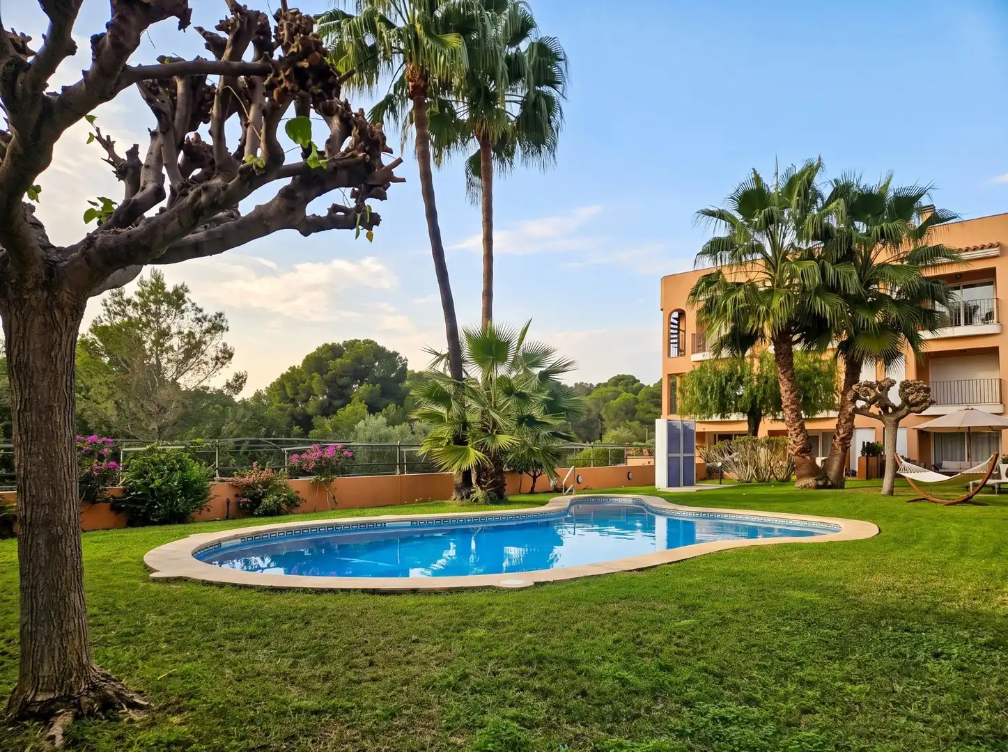 Swimming pool of Ground floor for sale in Cala Pi - Vallgornera