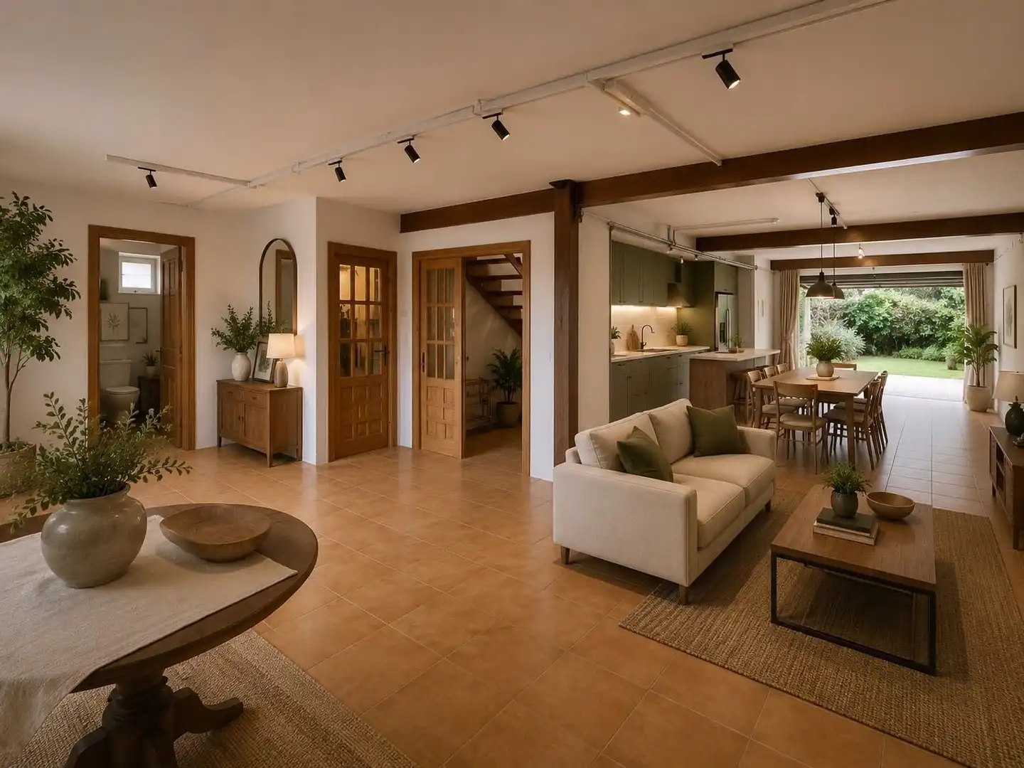 Sala de estar de Finca rústica en venta en Valle de Losa con Jardín privado, Amueblado y Alarma